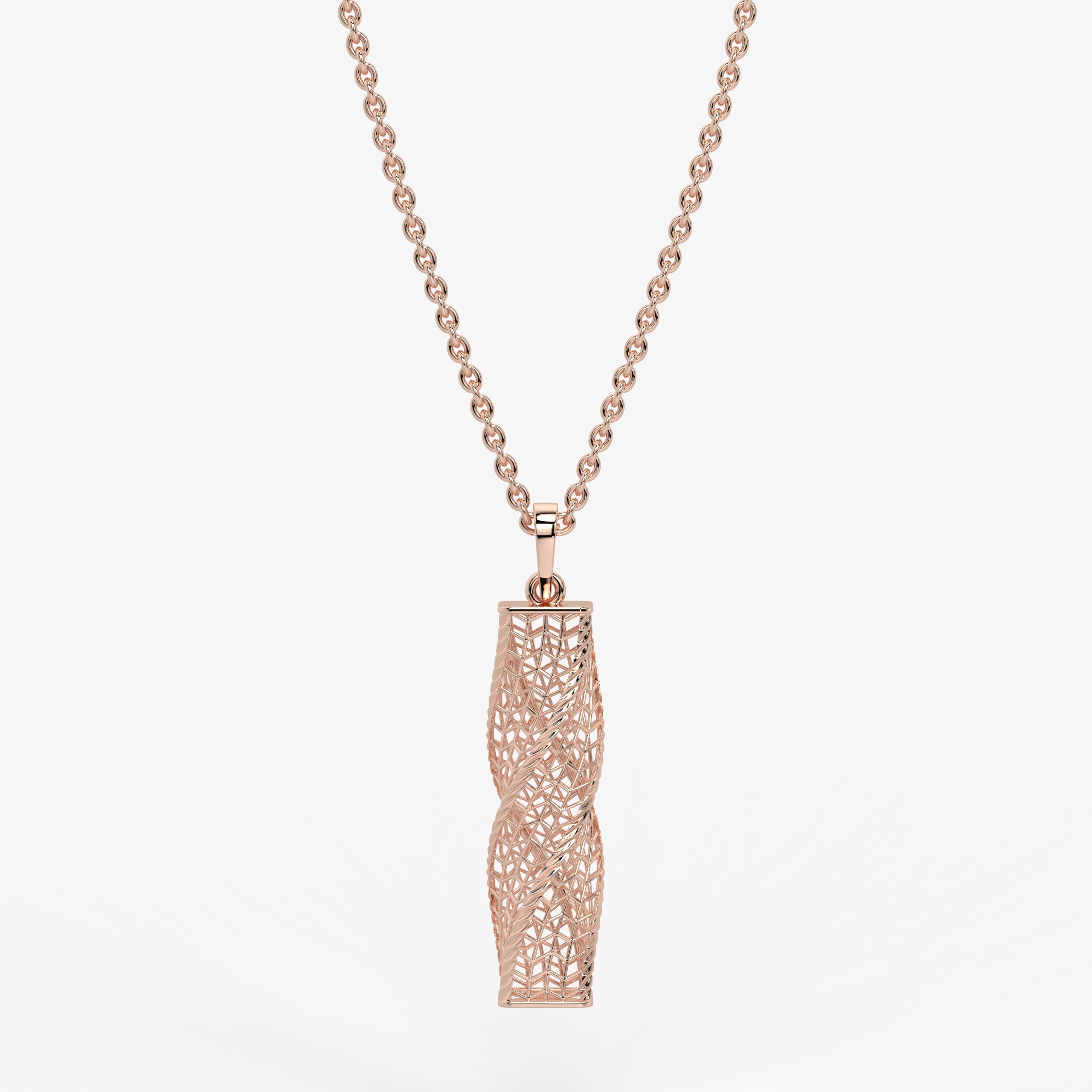 Twisted Lattice Pendant