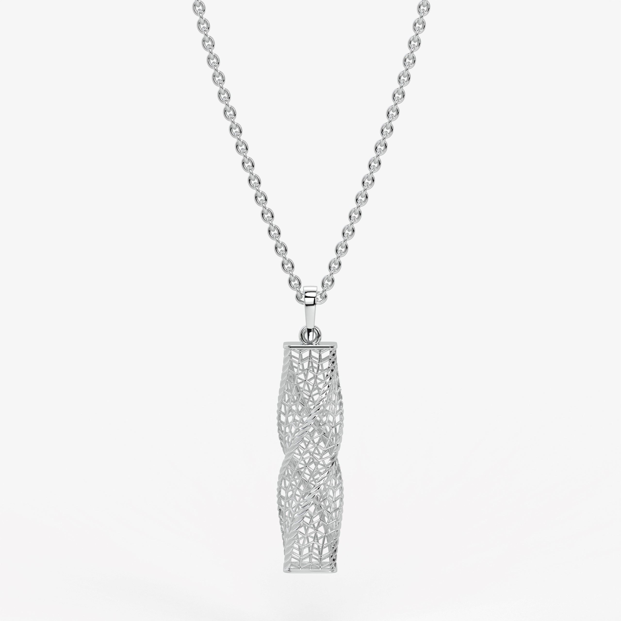 Twisted Lattice Pendant