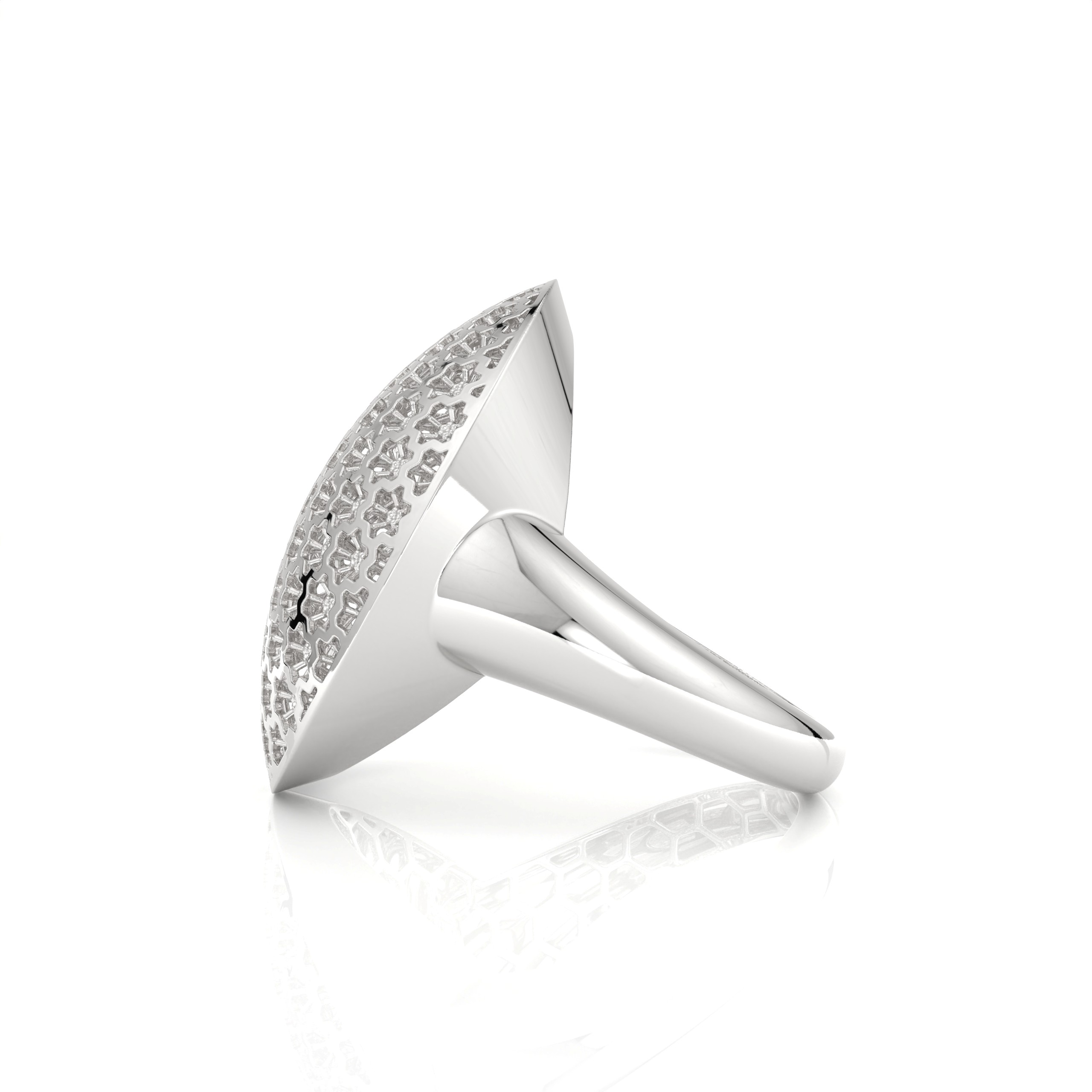 Celestia Dome Lattice Ring