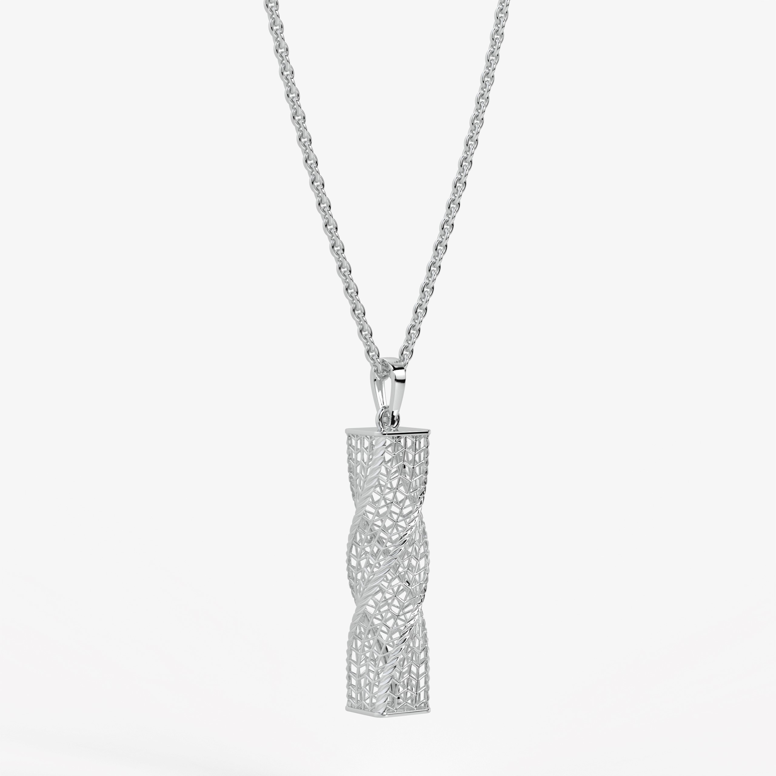 Twisted Lattice Pendant