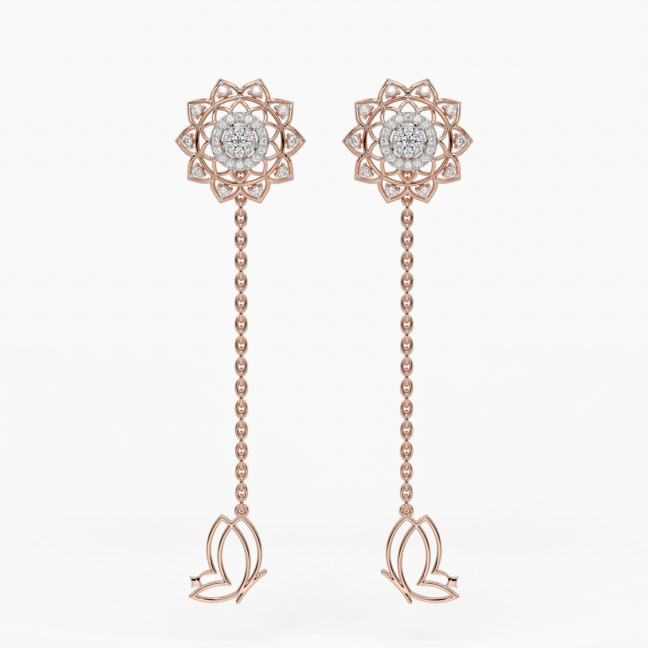 Regal Mandala Blossom Earrings